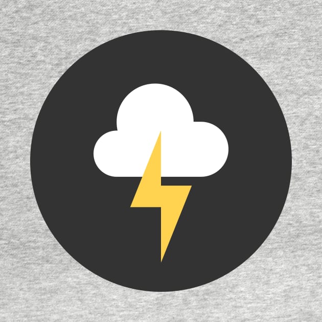storm cloud icon. Vector illustration. by AraDesign